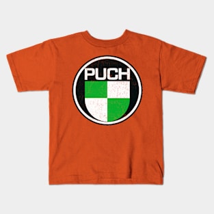 Puch Motorcycles / Faded Vintage Style Kids T-Shirt
